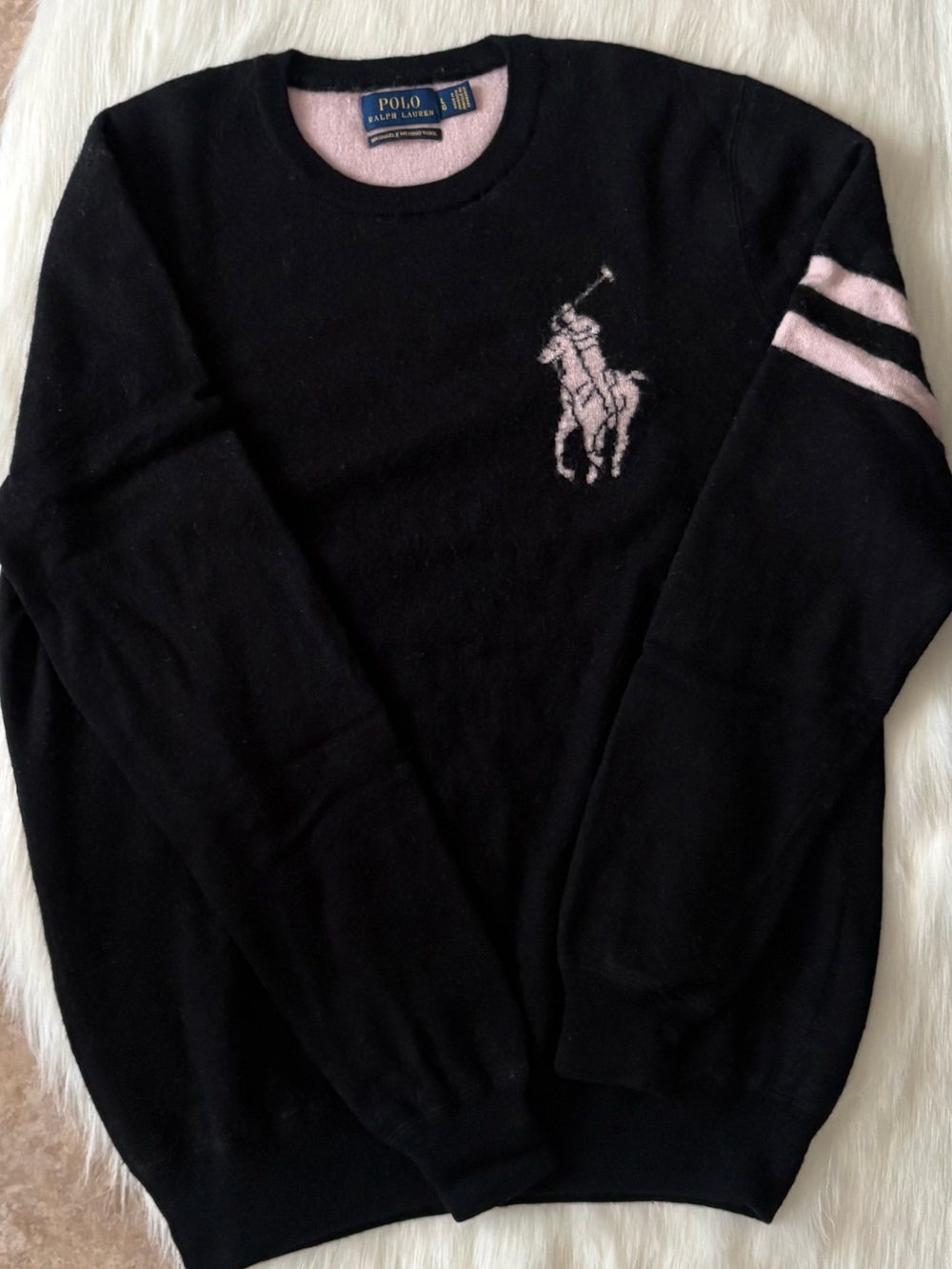 Ralph Lauren Pink Pony Merino Wool Sweater